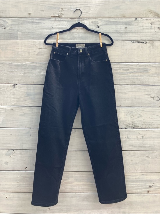 Everlane Denim - Everlane The Curvy Way-High Women's Black Organic Cotton Jeans
